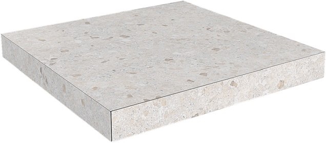 SG631820R/GCA Ступень угловая клееная Терраццо бежевый светлый  33x33x0,9