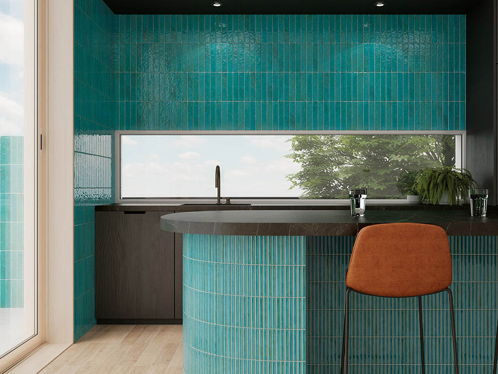 POTTERS SWAN (133180) 5х25 Глазурованная керамическая плитка
