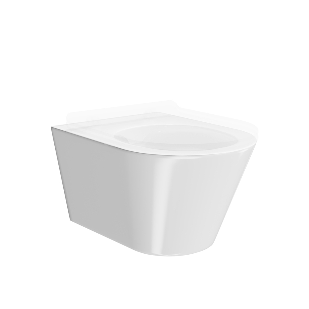 PLMR.wc.02 Унитаз Plaza Modern/Плаза Модерн подвесной безободковый, белый глянцевый