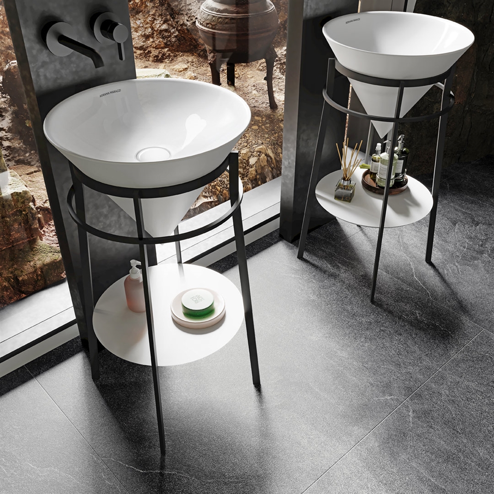 CO4.43/WHT Круглая полка Cono/Коно встраиваемая 43,1, белая глянцевая