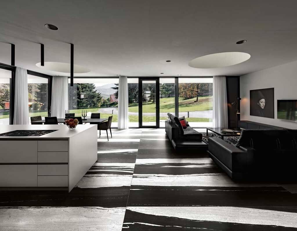 B&W_MARBLE BREACH HIGH-GLOSSY 60X120 RET (766402) 60x120 Неглазурованный керамогранит