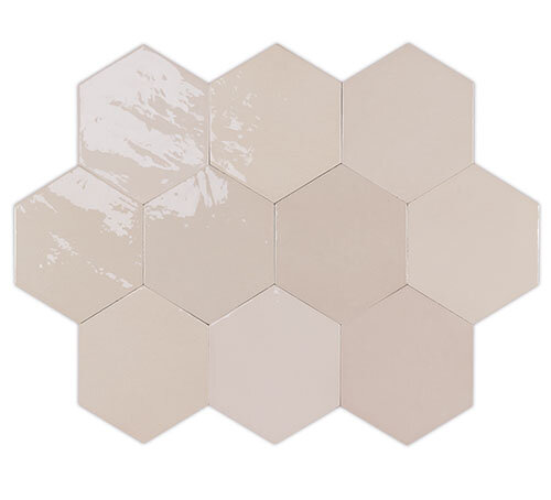 Zellige Hexa Nude (122080) 10,8х12,4 Глазурованная керамическая плитка