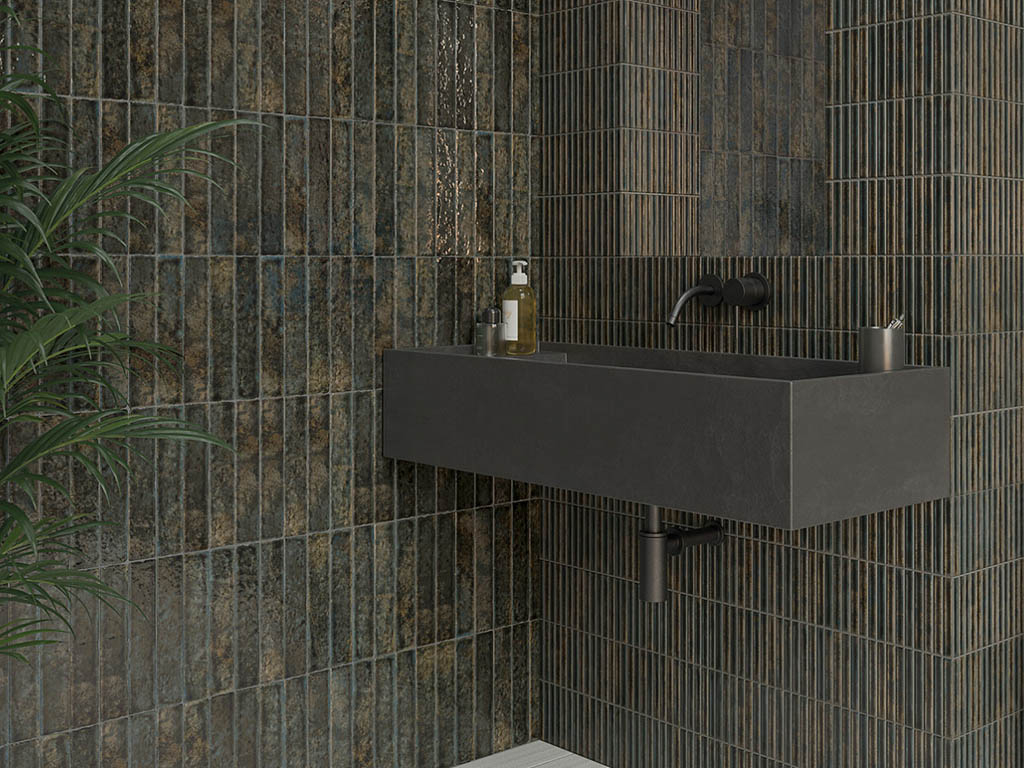 POTTERS SWAN (133180) 5х25 Глазурованная керамическая плитка